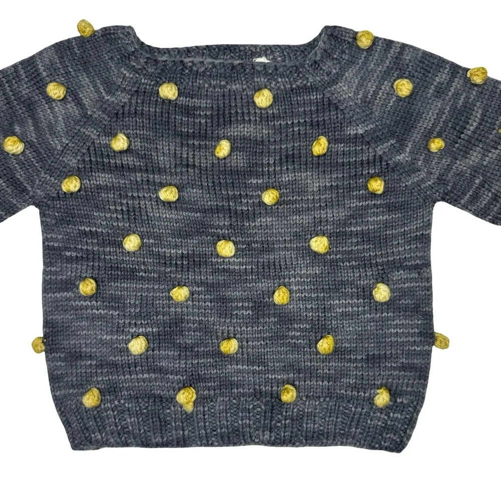 Kalinka‎ Merino Wool Popcorn Sweater